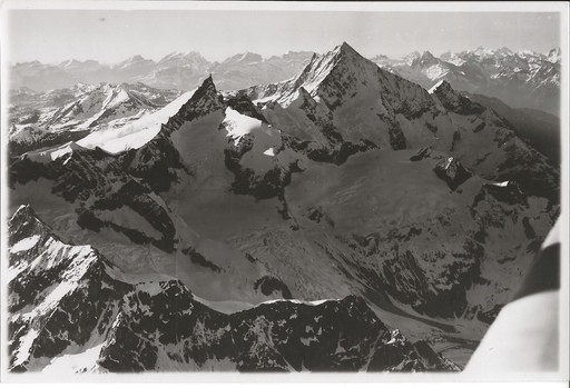Walter MITTELHOLZER - Fotografie - Zinalhorn, Weisshorn, Berner Alpen