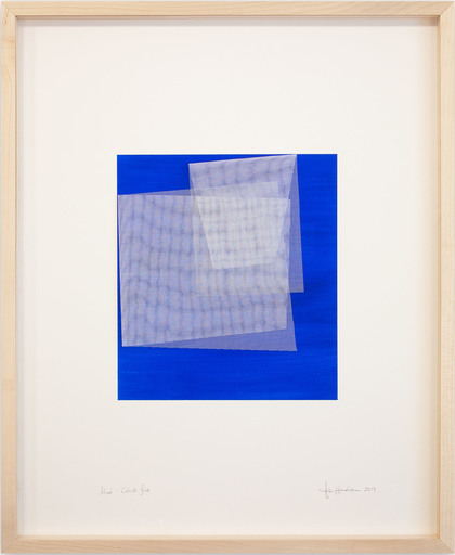 Tom HENDERSON - Disegno Acquarello - Moiré Cobalt Blue