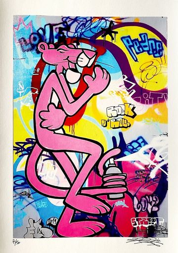 FAT - Print-Multiple - Pink Panther Rock & Roll
