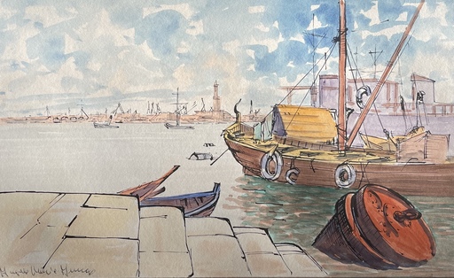 Angelo Maria ARMAO - Drawing-Watercolor - Marine 