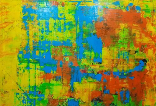 Patrick JOOSTEN - Painting - Etude en Jaune
