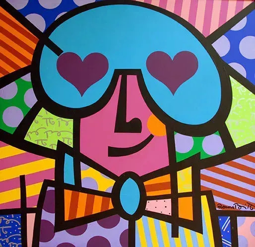 Romero Britto Madly Love De Romero Britto Compra De Arte Online Artprice