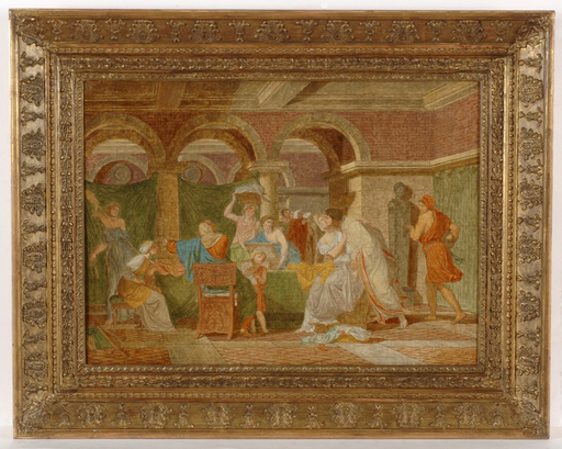 Jean-François Pierre PEYRON - 绘画 - Pierre Peyron (1744-1814) "Collatinus and Lucretia"