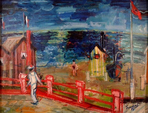 Carlos NADAL - Painting - Playa 50