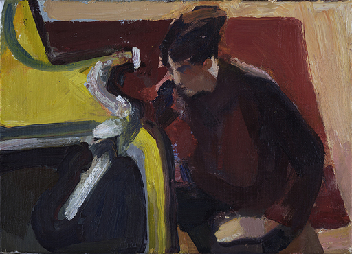 Eric BARI - Painting - Le fauteuil