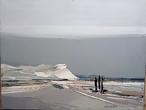 Pierre-Gérard LANGLOIS - Gemälde - La montagne sainte Victoire 