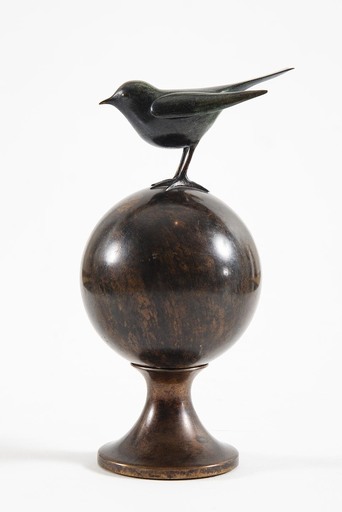 François-Xavier LALANNE - Sculpture-Volume - Oiseau bleu
