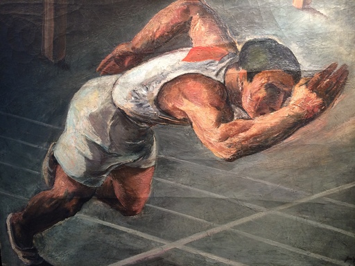 Willi GEIGER - Gemälde - Der Läufer