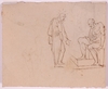 Johann Evangelist SCHEFFER VON LEONHARDSHOFF - Disegno Acquarello - Drawing from the Artist's Estate