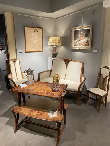 Louis MAJORELLE - SALON MAJORELLE DÉCOR AUX PINS