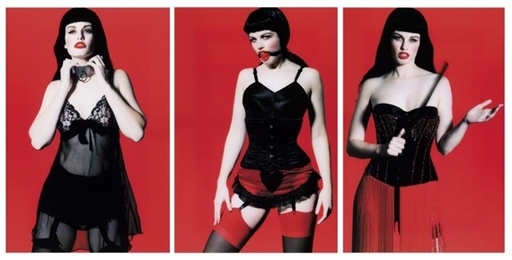 Marc LAGRANGE - Fotografie - Betty Page Trilogy (triptych)