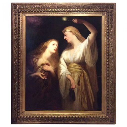 John J. NAPIER - Painting - John J. NAPIER - English School late 19th century - Women dr