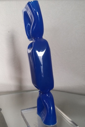 Laurence JENKELL - Skulptur Volumen - Bonbon bleu