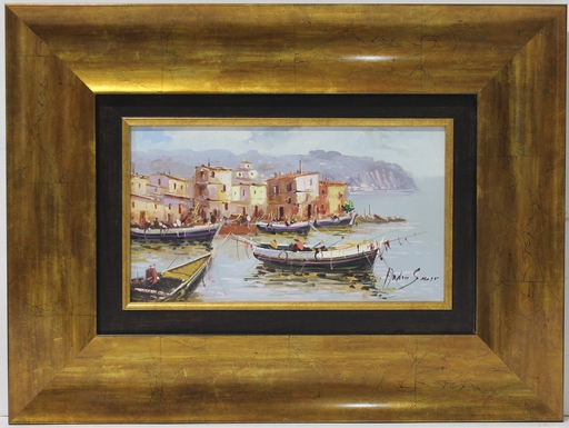 Andrea SAVINO - Gemälde - Barcas