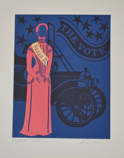 Robert INDIANA - Stampa-Multiplo - Susan B. Anthony - Mother of us all portfolio