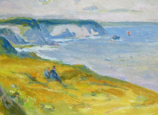 Robert FLEURENT - Drawing-Watercolor - Mer du Nord