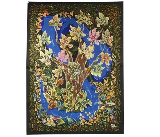 Henri ILHE - Tapestry - l'arbre de vie