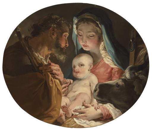 Gaetano GANDOLFI - Gemälde - Sacra Famiglia