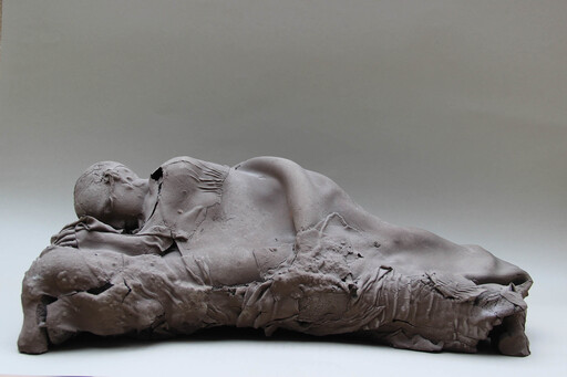 Georges JEANCLOS - Skulptur Volumen - Le Dormeur