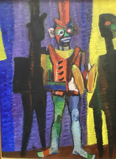 Isaac PAILES - Painting - L’ombre du Clown
