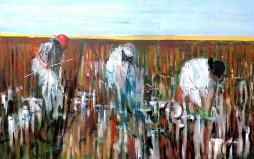 Ilia BALAVADZE - Painting - In the Field