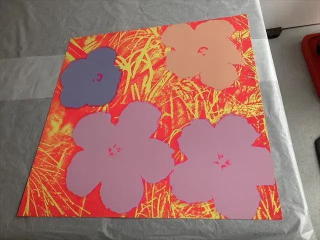 新品☆額付アートポスター☆絵画☆Andy warhol☆アンディ