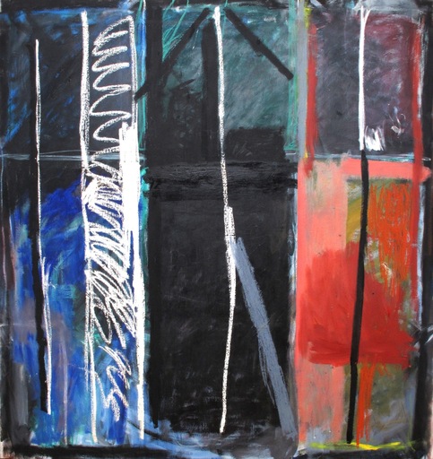 Manuel SALINAS - Painting - Óleo en barras con pigmentos