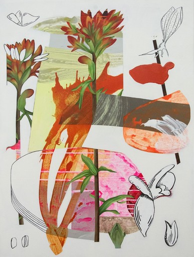 Fiona ACKERMAN - Gemälde - Scarlet Cup