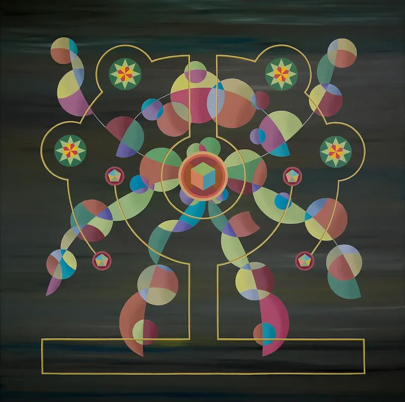 Enrique RODRIGUEZ GARCIA - Painting - El árbol de la vida