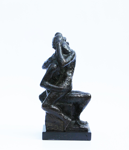 Georges OUDOT - Skulptur Volumen - L'amour assis