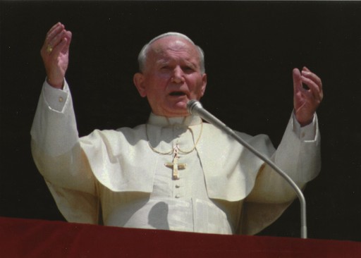 Massimo SAMBUCETTI - 照片 - Pope John  Paul II, Vatican, blesses the crowd (1994)