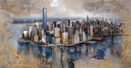 Josep MARTI BOFARULL - Painting - South Manhattan