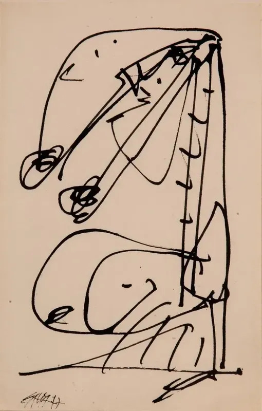 Dama Antonio Saura Vendita D Arte Online Artprice