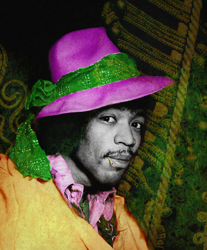 Gered MANKOWITZ - Stampa-Multiplo - Jimi with Hat