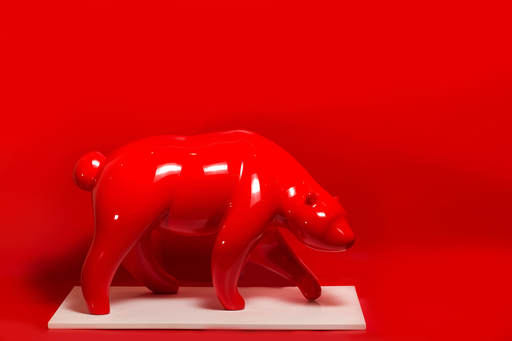 Erekle TSULADZE - Sculpture-Volume - Red Bear