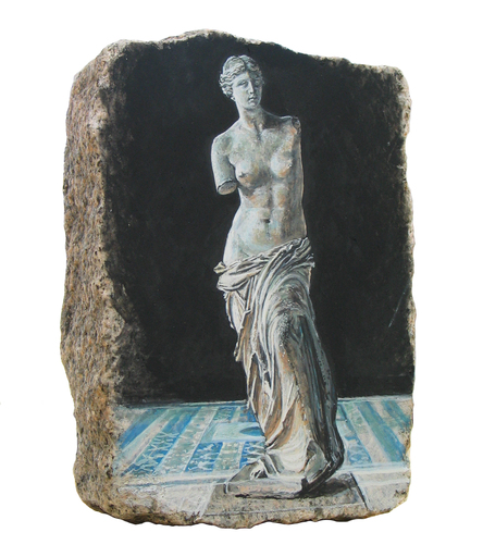 Stéphane JASPERT - Skulptur Volumen - Venus de Milo / Pave de Paris