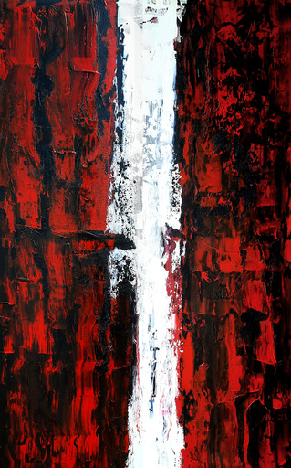 Patrick JOOSTEN - Peinture - Experimental Red N°4