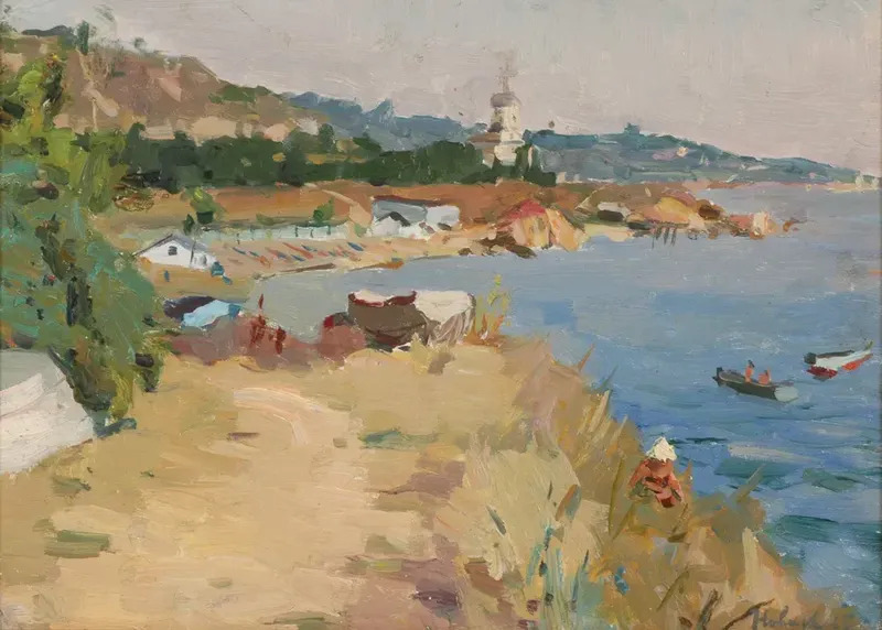 Vladimir Novak (b.1938), "Coastal view" by Vladimir NOVAK buy art
