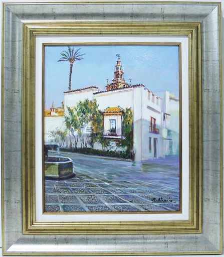 Rafael ATENCIA - Painting - Barrio de Sta. Cruz (Sevilla)