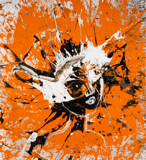 Manu ALGUERÒ - Gemälde - Orange