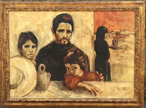 Jean-Baptiste VALADIÉ - Pittura - La famille