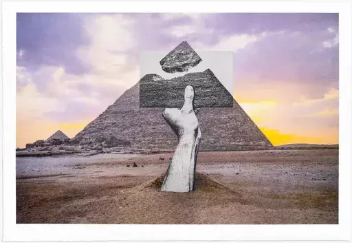 JR - Print-Multiple - Trompe l'oeil, Greetings from Giza, 22 octobre, 16h44