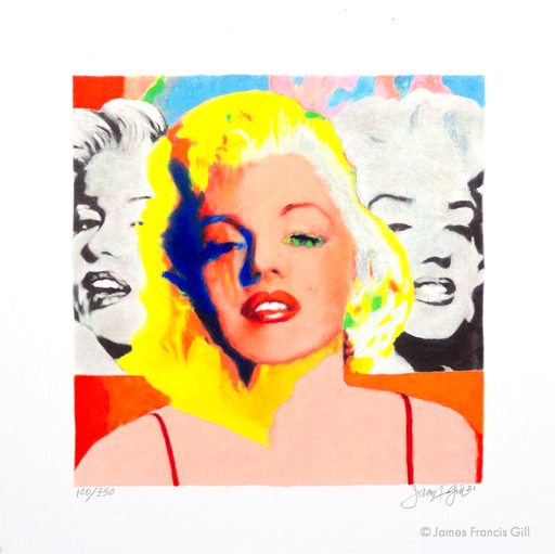 James Francis GILL - Print-Multiple - Marylin - tree faces