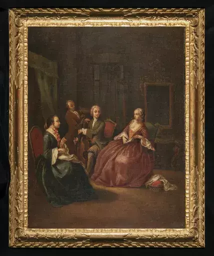 Charles Joseph FLIPART - Gemälde - Il concertino