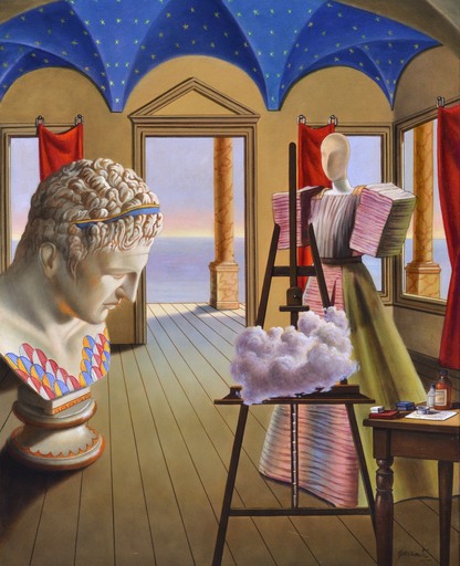 Antonio NUNZIANTE - Gemälde - Atelier dei sogni