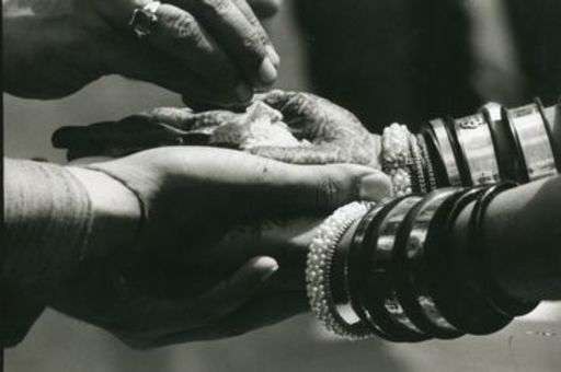 René BURRI - Fotografia - Indian Rice Offering