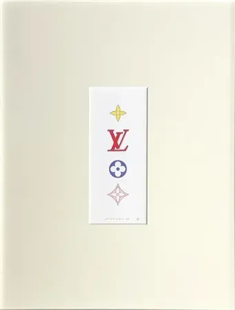 村上隆　Superflat Monogram green 版画 村上隆 版画 SUPERFLAT Colorful Monogram 村上隆 Superflat