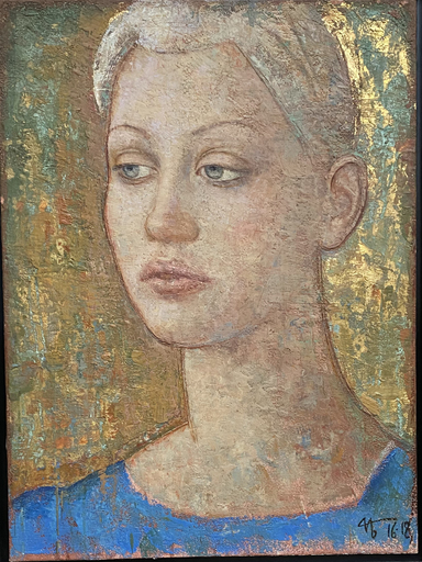 Igor BITMAN - Painting - Portrait de belle