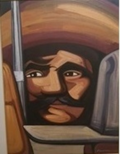 David Alfaro SIQUEIROS - Peinture - Zapata Revolucionario
