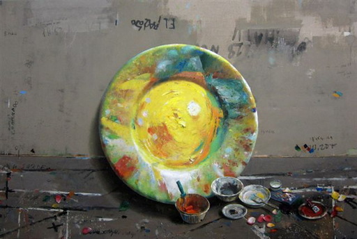 Manuel QUINTANA MARTELO - Painting - o gran prato amarelo